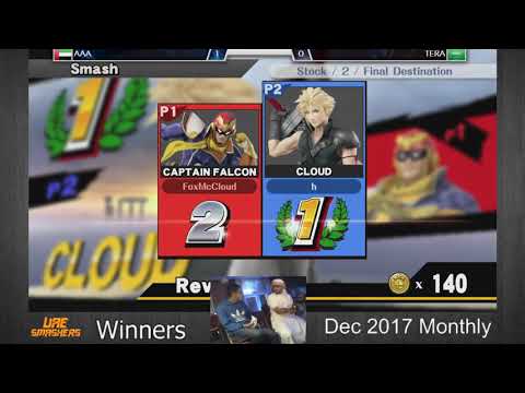 SSB4 Dec 2017: AAA (C. Falcon) vs TERA (Falco, Cloud)