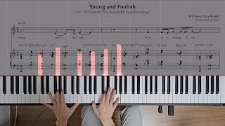 Bill Evans, Tony Bennett - Young and Foolish (transcription &amp; piano cover)