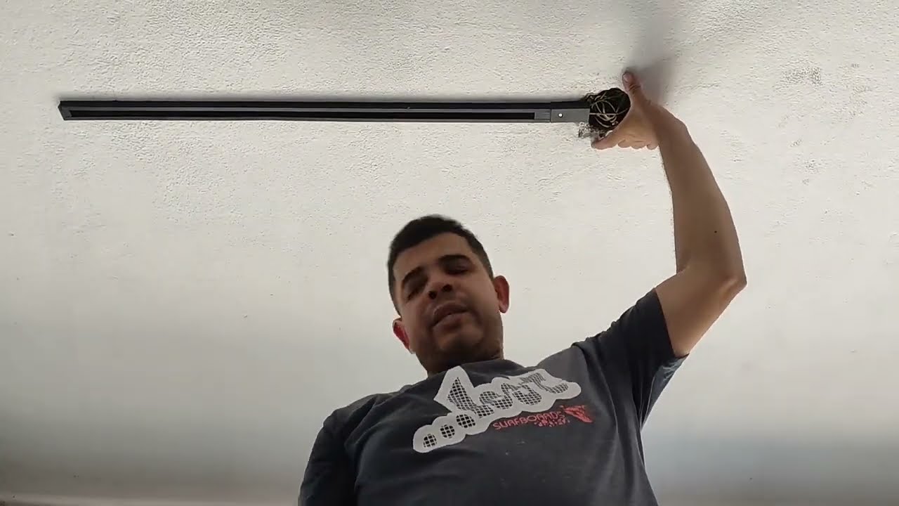 Como instalar o TRILHO ELETRIFICADO e spot led