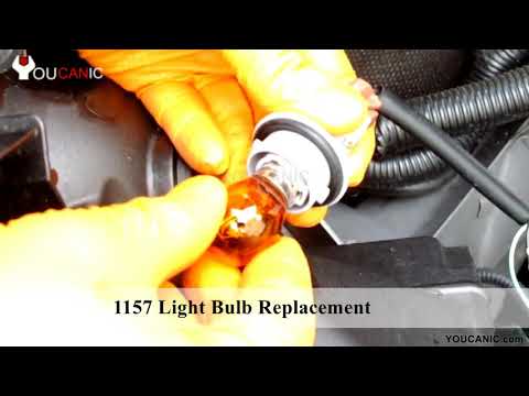 How to replace a light bulb: AMBER 1157