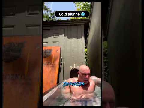 Joe Rogan shows off his secret Cold Plunge 🥶