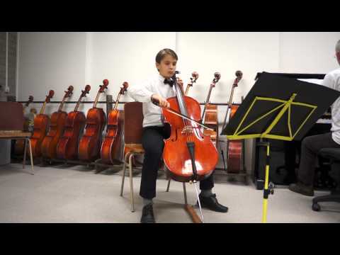 Arnold Trowell. Meditation. Performed by Alexander Znamenskiy (9 years).