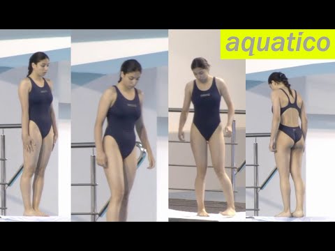 Diver Nazanin-Adelyne Ellahi  (Romania) at LEN 2022 - 10m Preliminary | Beautiful diving