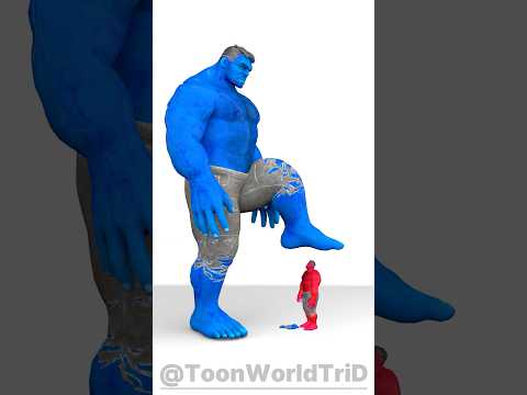 💥 Blue Hulk vs. Red Hulk: Who’s Stronger in a Stomp Battle? 💥 #gta