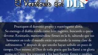 Miniatura del video: El versiculo del dia .com - 1 Pedro 5 v8-11