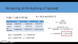 Beregning på ligevægte