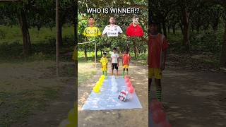 WHO IS WINNER!? | Ronaldo MrBeast Neymar CHALLENGE #shorts #ronaldo #mrbeast #neymar #challenge #cr7