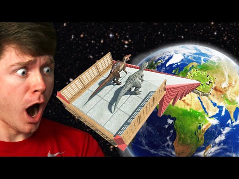 DINOSAUR RACE from OUTER SPACE! - Animal Revolt Battle Simulator