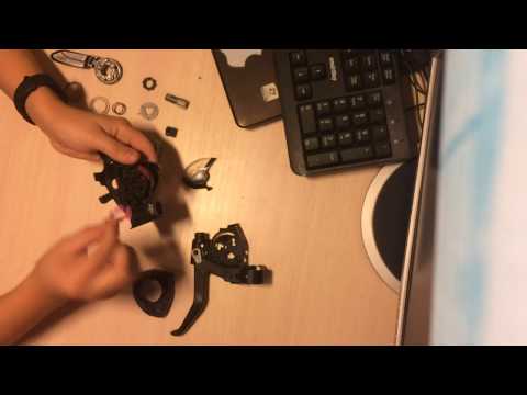 Как разобрать моноблок shimano st ef41 6r