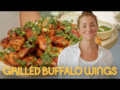 GRILL YOUR BUFFALO WINGS