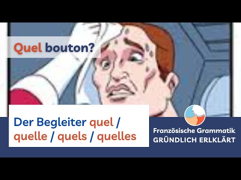 quel / quelle / quels / quelles – Interrogativbegleiter – Französische Grammatik [GRÜNDLICH ERKLÄRT]