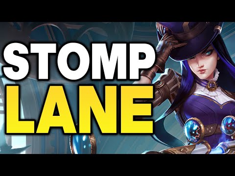 Dominating Lane Phase with Caitlyn - Caitlyn ADC Iron to Master #7