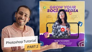 Social Media Design | PHOTOSHOP TUTORIAL part 2