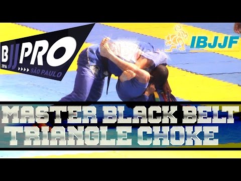 SP BJJ Pro - Master Black Belt - Nice Triangle Choke