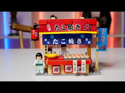 Japanese Takoyaki Food Stall - Sembo 601065 Review たこ焼き
