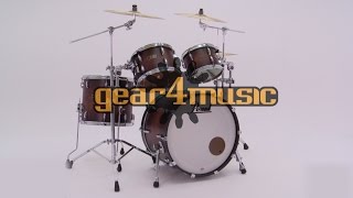 Video thumbnail for Pearl Wood Fibreglass Drum Kit with Phil Brewis by Gear4music Guitars