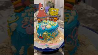 Making a “What’s funnier than 24 25!”SpongeBob Birthday Cake #birthdaycake #diycake #spongebob