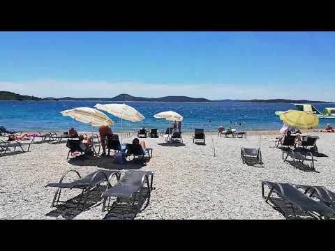Plaże🏖️ w 🇭🇷 Chorwacji #Vodice #apartamentymika