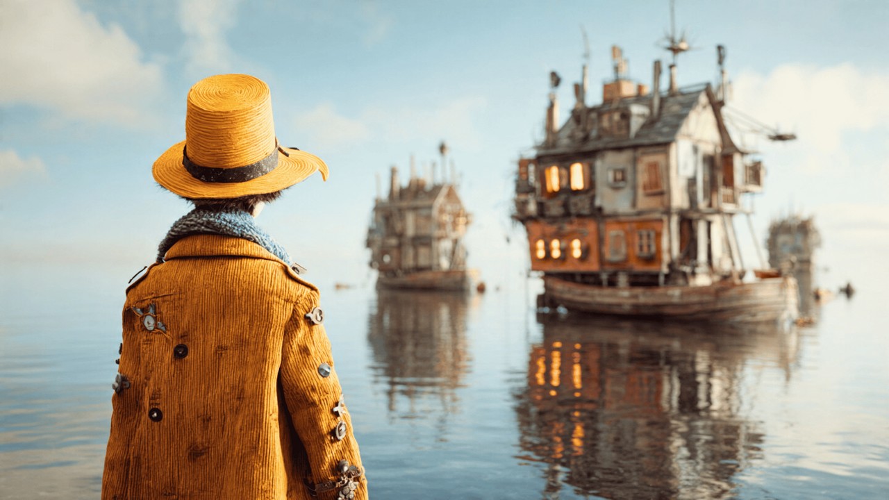 A Very Unusual Town (Part 2) | Surreal AI Film • AI Music Video (4K)