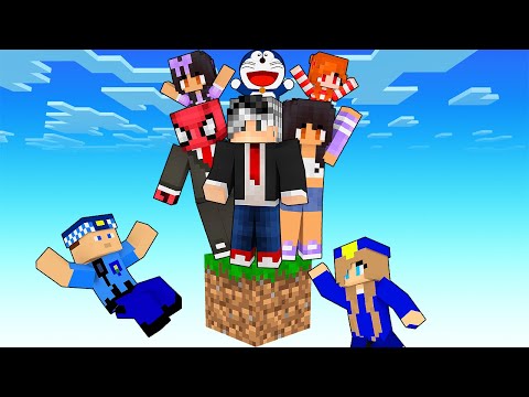 HERKES TEK BLOKTA 😱 - Minecraft