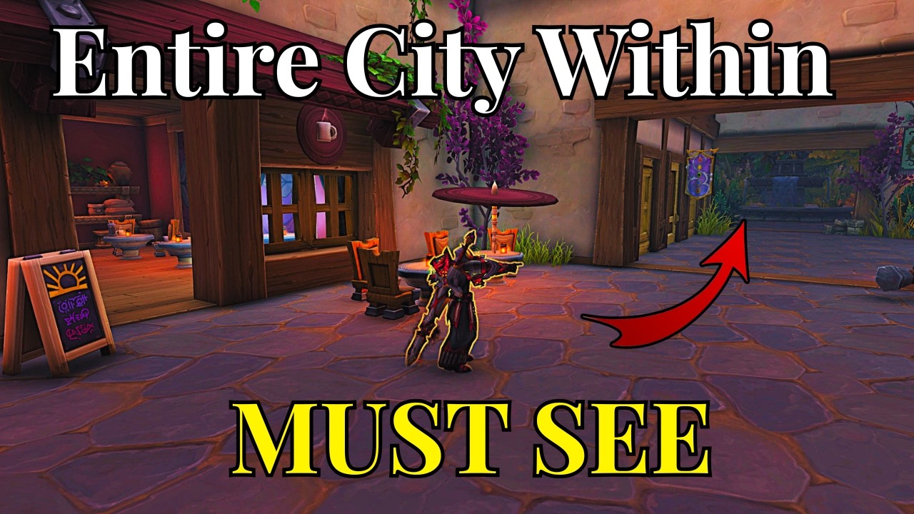 An ENTIRE CITY Within ONE home! THIS will blow your mind - WoW Housing