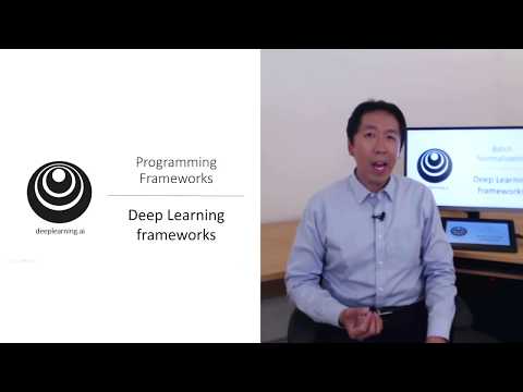Deep Learning Frameworks (C2W3L10)