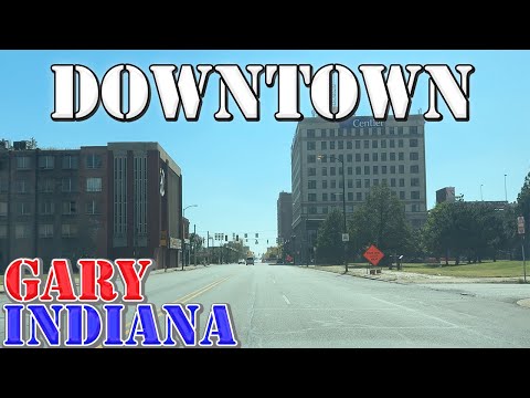 Gary - Indiana - 4K Downtown Drive