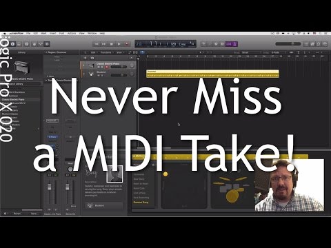 Record MIDI Using Logic X's Capture Recording Tool