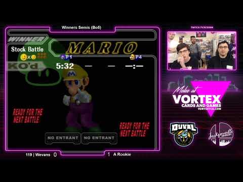 Vortex Monthly #1 SSBM - WSF: 119 | Wevans vs. A Rookie - 02/09/2019