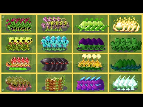 Random 16 Teams 4 Plants NEW Plant vs MINT - Which Team Will Win? - Pvz 2 Plant vs Plant