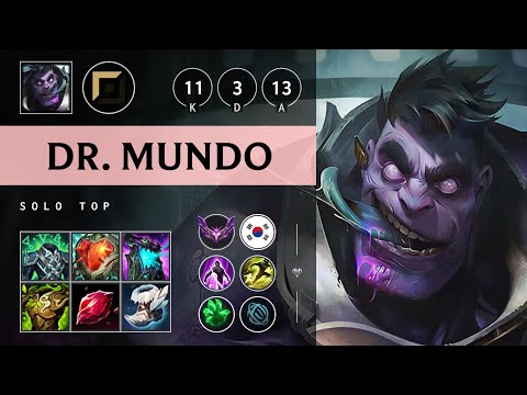 Dr. Mundo Top vs Vladimir - KR Master Patch 25.12