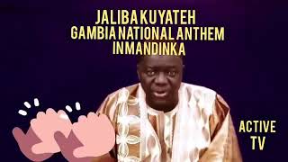 That&#39;s Gambian national anthem in mandinka