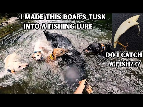 Hunting: Then Fishing With The Boars Tusk.