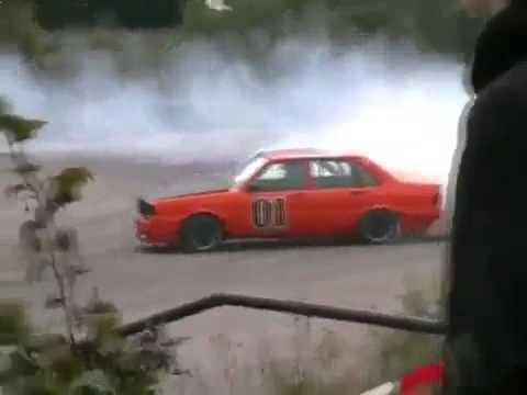 Lutishia cars  Audi 80 Turbo в пустыне драг рейсинг и дрифт1