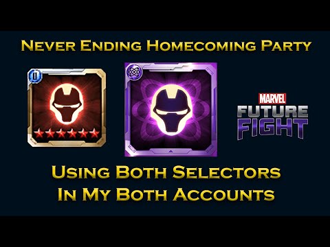 Using Tier 2 Premium Character Selector And Potential Transcended Selector  - Marvel Future Fight