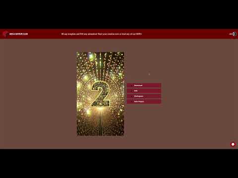 How to Add Audio to Any Animation on MyMirrorClub.com Editor video tutorial