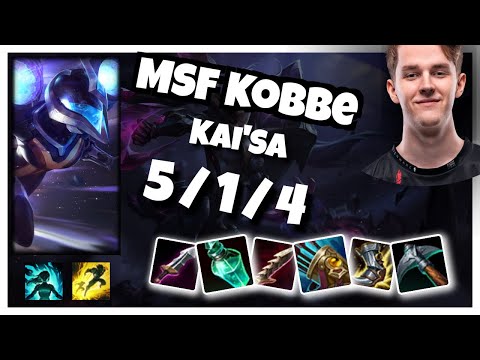 Kai'Sa vs Ashe MSF Kobbe BOT (5/1/4) - v11.3