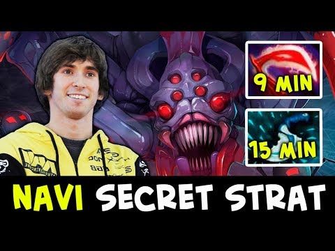NaVi secret strat — Dendi Blink mid Broodmother
