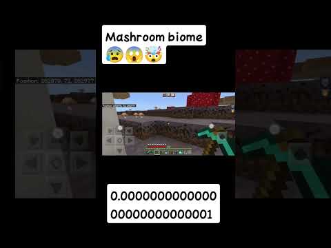 Minecraft|rarest moment|mashroom biome|shorts