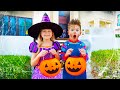 Diana y Roma en la aventura Dulce o truco de Halloween