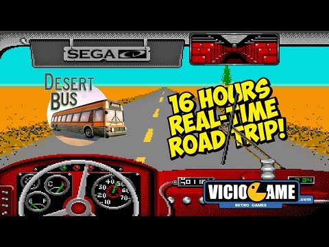 🎮 Desert Bus (Sega CD) Complete Gameplay