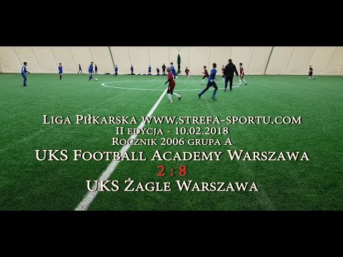 UKS Football Academy Warszawa - UKS Żagle Warszawa 10.02.2018