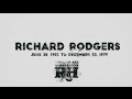 A Tribute to Richard Rodgers - Rodgers & Hammerstein A Tribute to Richard Rodgers