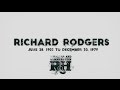 A Tribute to Richard Rodgers