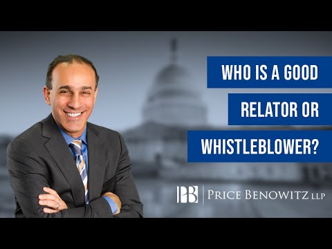 Who is a Good Relator or Whistleblower? | Attorney Tony Munter