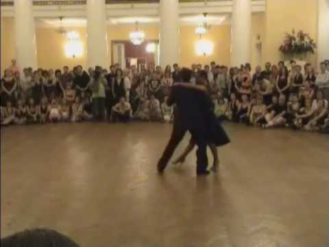  Adrian Veredice  and  Alejandra Hobert  are  dancing  to  a  nontraditional song  in  2007