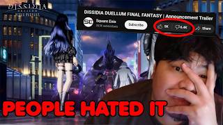 Square Enix announce the new Dissidia But people hated it!