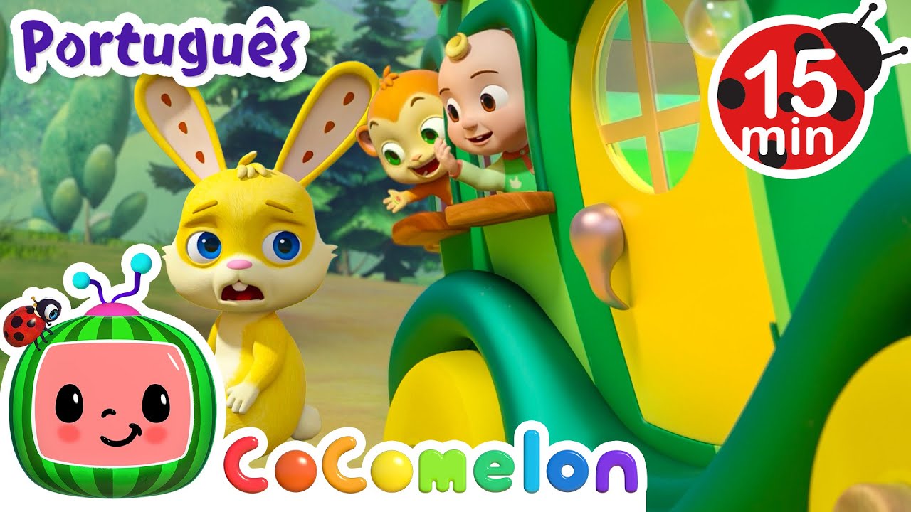 Rodas do Ônibus dos Animais | CoComelon Brasil | Músicas Infantis e Desenhos Animados em Português