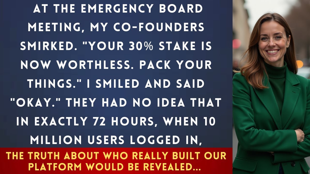 They Kicked Me Out of My Tech Startup, But My Hidden Code Changed Everything!