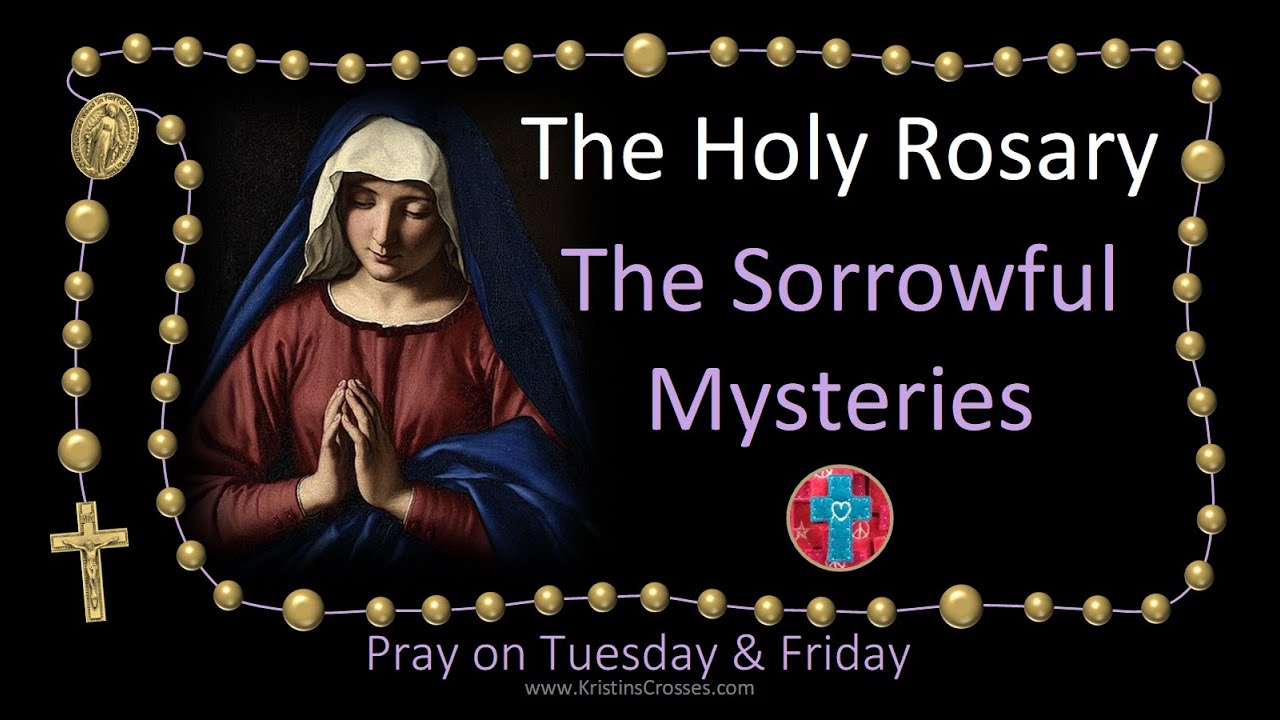 Pray the Rosary 💜 (Tuesday & Friday) The Sorrowful Mysteries of the Holy Rosary [multi-language cc]